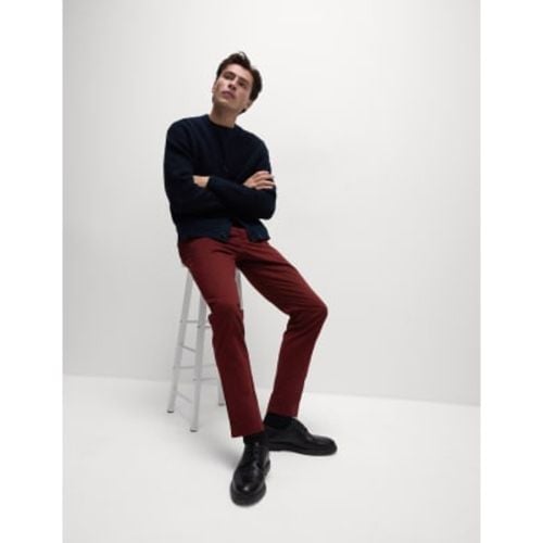 Mens Slim Fit Stretch Chinos - - M&S Collection - Modalova