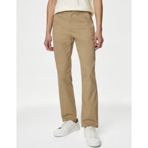 Mens Regular Fit Stretch Chinos - - M&S Collection - Modalova