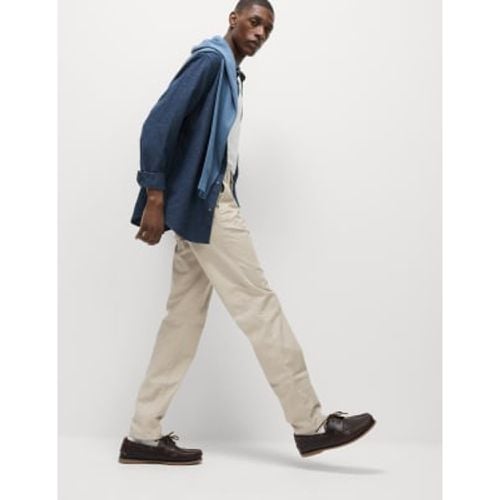 Mens Regular Fit Stretch Chinos - - M&S Collection - Modalova