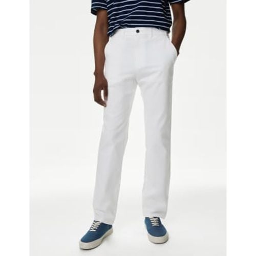 Mens Regular Fit Stretch Chinos - - M&S Collection - Modalova