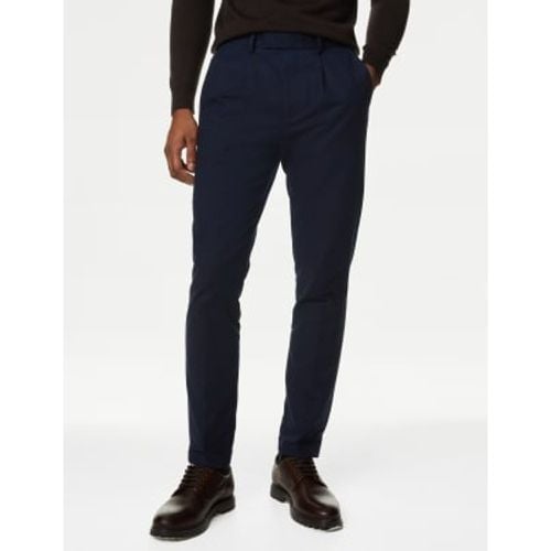 Mens Tapered Fit Smart Stretch Chinos - - M&S Collection - Modalova