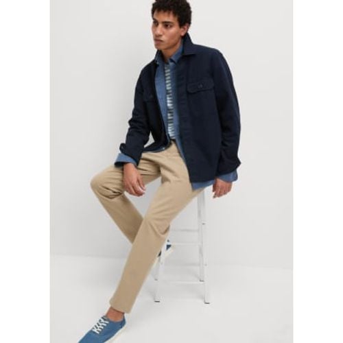 Mens The Ultimate Slim Fit Twill Chinos - - M&S Collection - Modalova