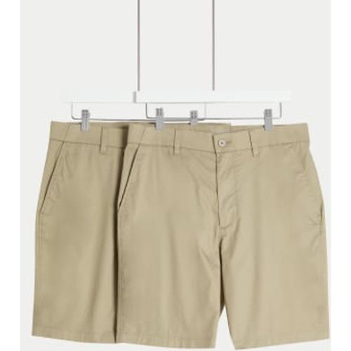 Mens 2pk Regular Fit Lightweight Chino Shorts - Autograph - Modalova