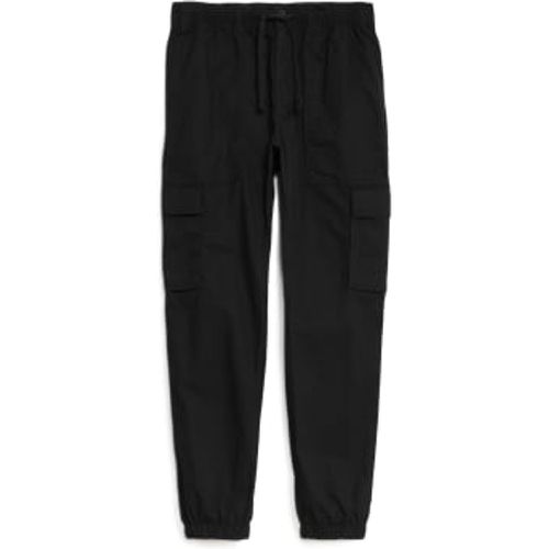 Mens Elasticated Waist Ripstop Cargo Trousers - - M&S Collection - Modalova