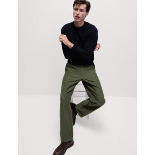 Mens Loose Fit Utility Trousers - - M&S Collection - Modalova