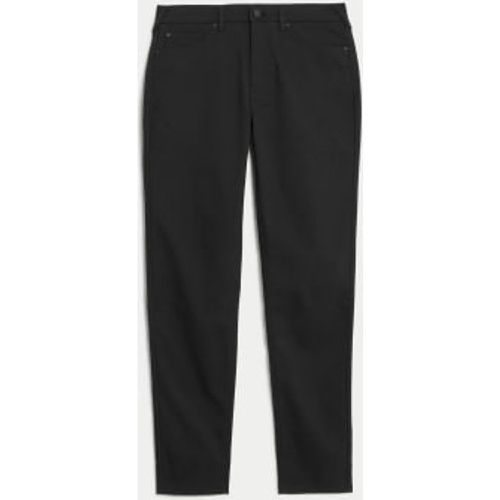 Mens Performance Slim Fit Cotton Rich 5 Pocket Trousers - - Autograph - Modalova