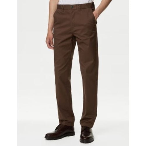 Mens Regular Fit Heritage Twill Chinos - - M&S Collection - Modalova