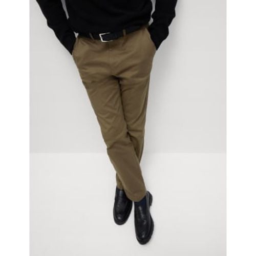 Mens Regular Fit Heritage Twill Chinos - - M&S Collection - Modalova