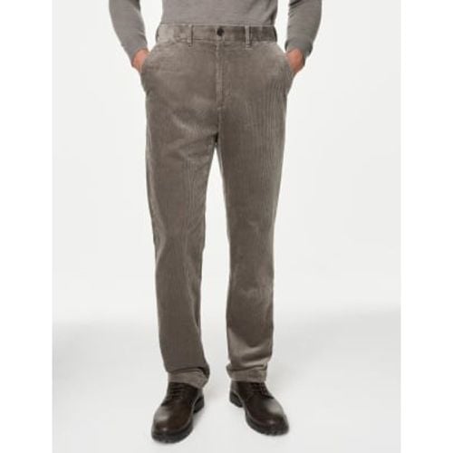 Mens Regular Fit Luxury Corduroy Trouser - - M&S Collection - Modalova