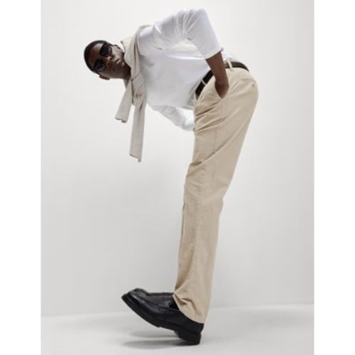 Mens Regular Fit Corduroy Chinos - - M&S Collection - Modalova