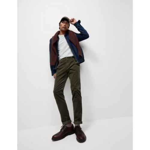 Mens Slim Fit Corduroy Chinos - - M&S Collection - Modalova