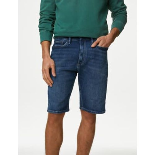 Mens Stretch Denim Shorts - - M&S Collection - Modalova