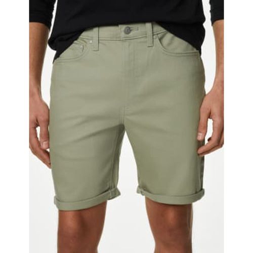 Mens Stretch Denim Shorts - - M&S Collection - Modalova