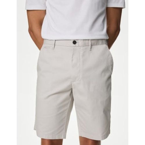 Mens Super Lightweight Stretch Chino Shorts - - M&S Collection - Modalova