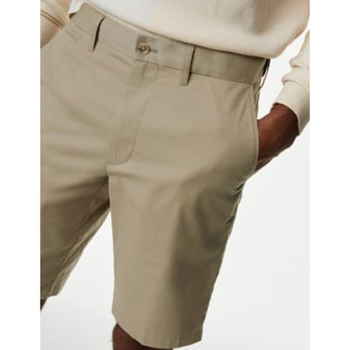 Mens Super Lightweight Stretch Chino Shorts - - M&S Collection - Modalova