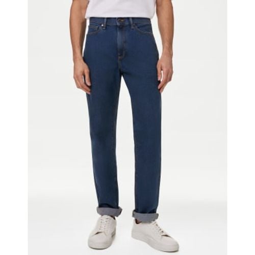 Mens Straight Fit Jeans with Stormwear™ - - M&S Collection - Modalova