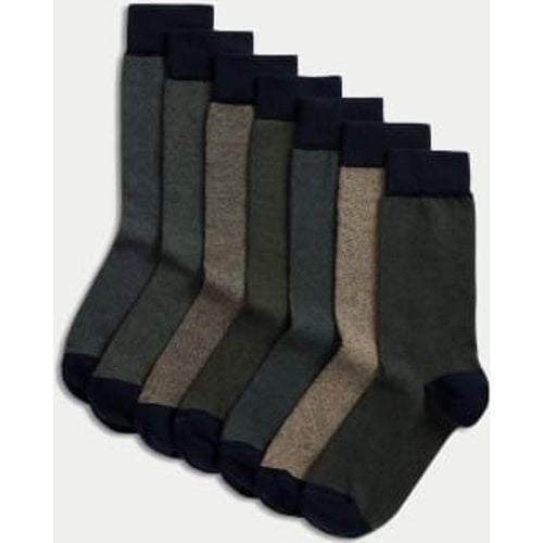 Mens 7pk Cool & Fresh™ Socks - - M&S Collection - Modalova