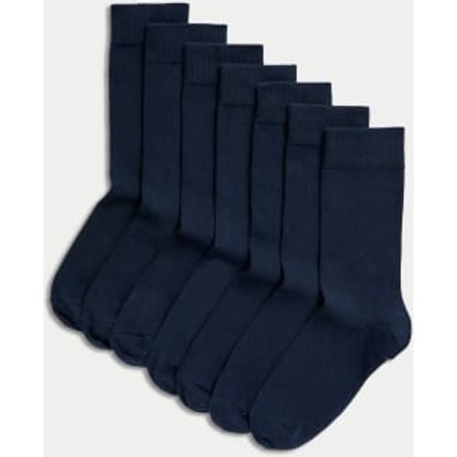 Mens 7pk Cool & Fresh™ Cotton Rich Socks - - M&S Collection - Modalova