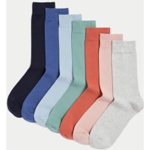 Mens 7pk Cool & Fresh™ Cotton Rich Socks - - M&S Collection - Modalova