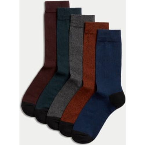 Mens 5pk Cool & Fresh™ Cushioned Socks - - M&S Collection - Modalova