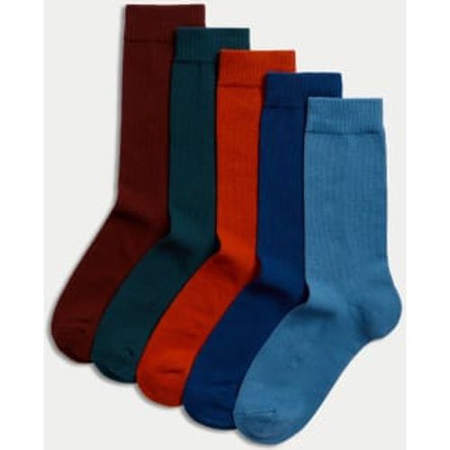 Mens 5pk Cool and Fresh™ Cushioned Socks - - M&S Collection - Modalova