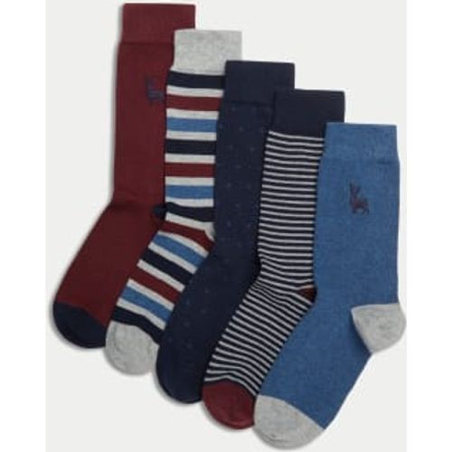 Mens 5pk Cool & Fresh™ Assorted Cotton Rich Socks - - M&S Collection - Modalova