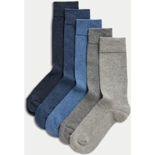 Mens 5pk Cool & Fresh™ Cushioned Socks - - M&S Collection - Modalova