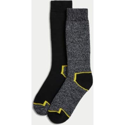 Mens 2pk Freshfeet™ Heavyweight Work Socks - - M&S Collection - Modalova