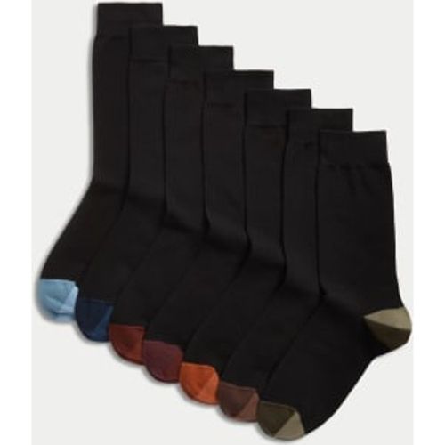 Mens 7pk Cool & Fresh™ Cotton Rich Socks - - M&S Collection - Modalova