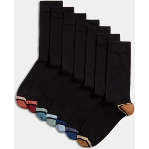 Mens 7pk Cool & Fresh™ Cotton Rich Socks - - M&S Collection - Modalova