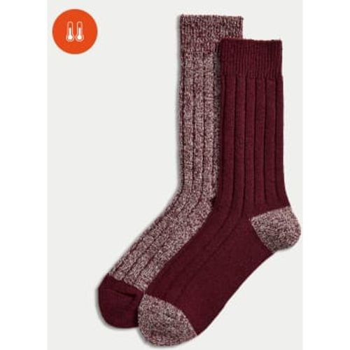 Mens 2pk Heatgen™ Medium Warmth Thermal Socks - - M&S Collection - Modalova