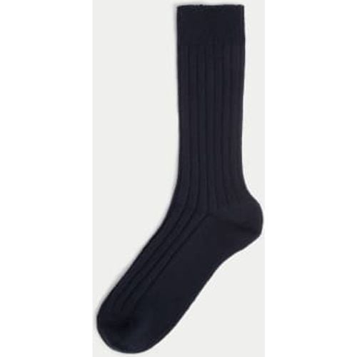 Mens Cashmere Rich Ribbed Socks - - Autograph - Modalova