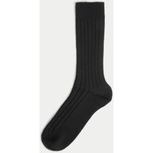 Mens Cashmere Rich Ribbed Socks - - Autograph - Modalova