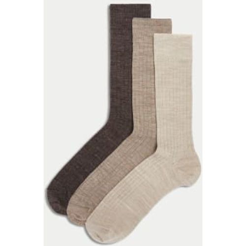 Mens 3pk Lambswool Rich Socks - - Autograph - Modalova