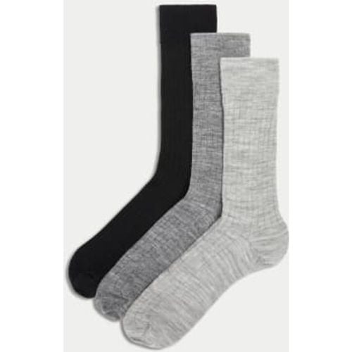 Mens 3pk Lambswool Rich Socks - - Autograph - Modalova