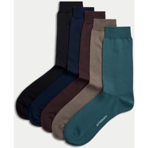 Mens 5pk Modal Pima Cotton Socks - - Autograph - Modalova