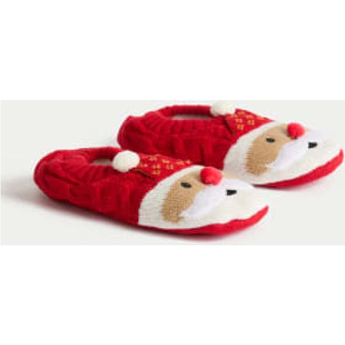 Mens Santa Slipper Socks - - M&S Collection - Modalova