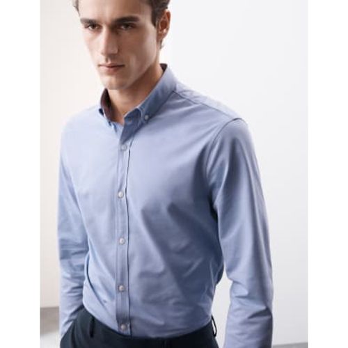 Mens Slim Fit Jersey Performance Shirt - - Autograph - Modalova