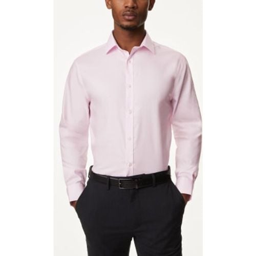 Mens Regular Fit Non Iron Pure Cotton Twill Shirt - - M&S Collection - Modalova