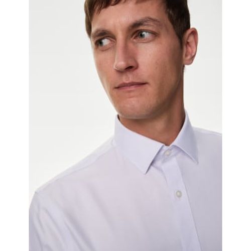 Mens Regular Fit Non Iron Pure Cotton Twill Shirt - - M&S Collection - Modalova