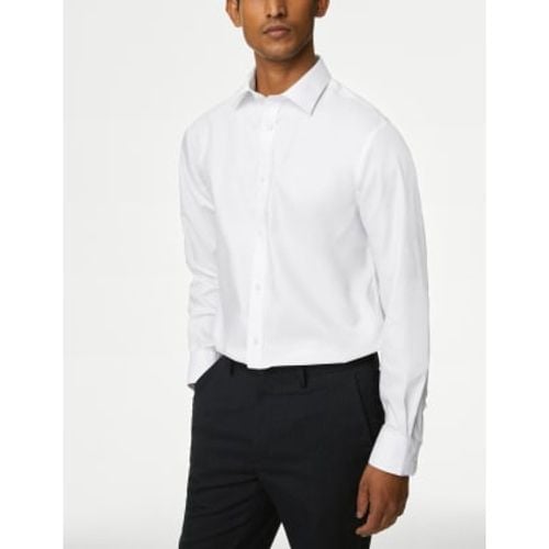 Mens Shorter Length Regular Fit Non Iron Shirt - - M&S Collection - Modalova