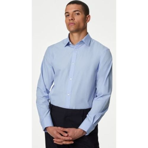 Mens Regular Fit Easy Iron Cotton Blend Shirt - - M&S Collection - Modalova