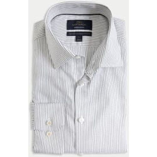 Mens Regular Fit Luxury Cotton Striped Shirt - - M&S SARTORIAL - Modalova