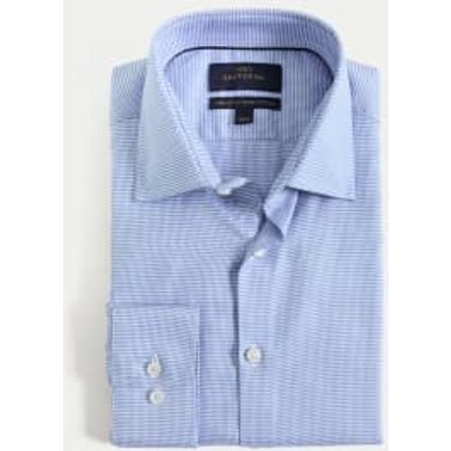 Mens Regular Fit Luxury Pure Cotton Textured Shirt - - M&S SARTORIAL - Modalova