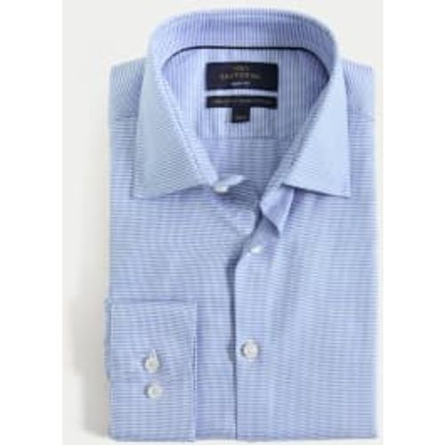 Mens Slim Fit Luxury Pure Cotton Textured Shirt - - M&S SARTORIAL - Modalova