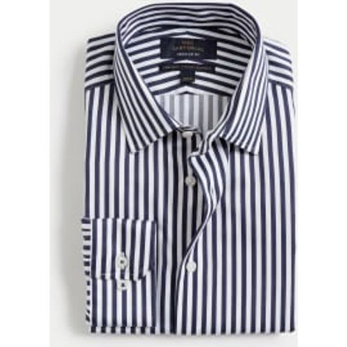 Mens Regular Fit Luxury Cotton Bold Stripe Shirt - - M&S SARTORIAL - Modalova