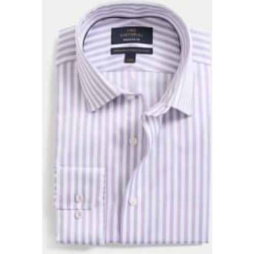 Mens Regular Fit Luxury Cotton Bold Stripe Shirt - - M&S SARTORIAL - Modalova