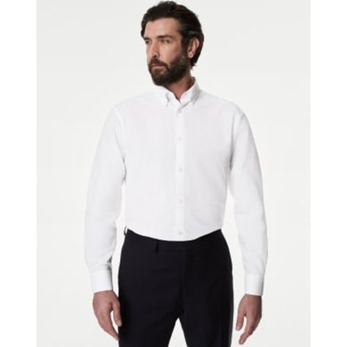 Mens Regular Fit Luxury Linen Blend Weave Shirt - - M&S SARTORIAL - Modalova