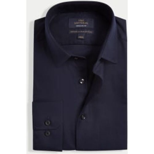 Mens Regular Fit Luxury Cotton Twill Shirt - - M&S SARTORIAL - Modalova