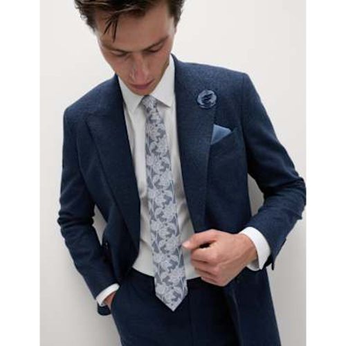 Mens 4pc Regular Fit Easy Iron Shirt and Tie Set, / - M&S Collection - Modalova